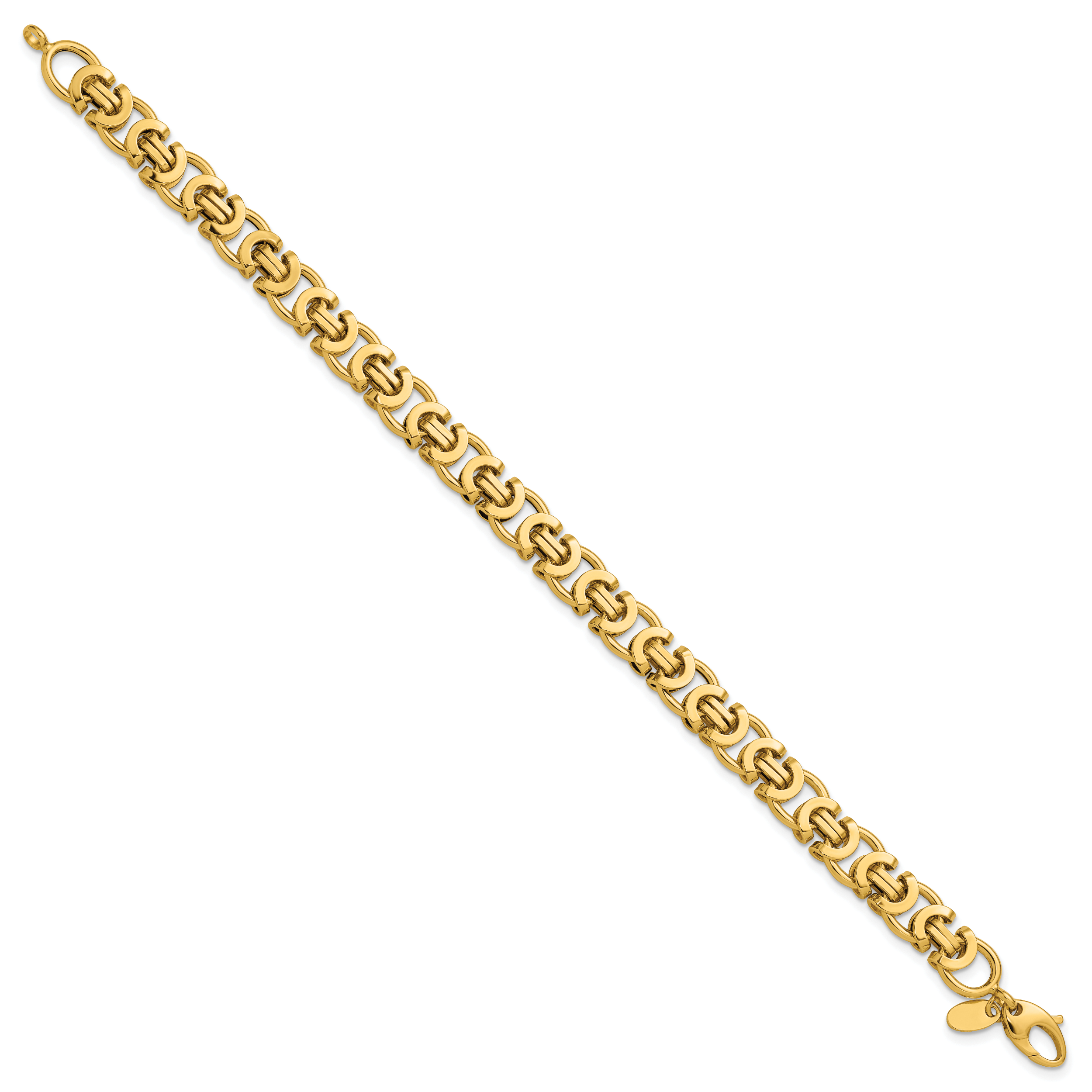 14K Polished Fancy Link Bracelet Secondary image