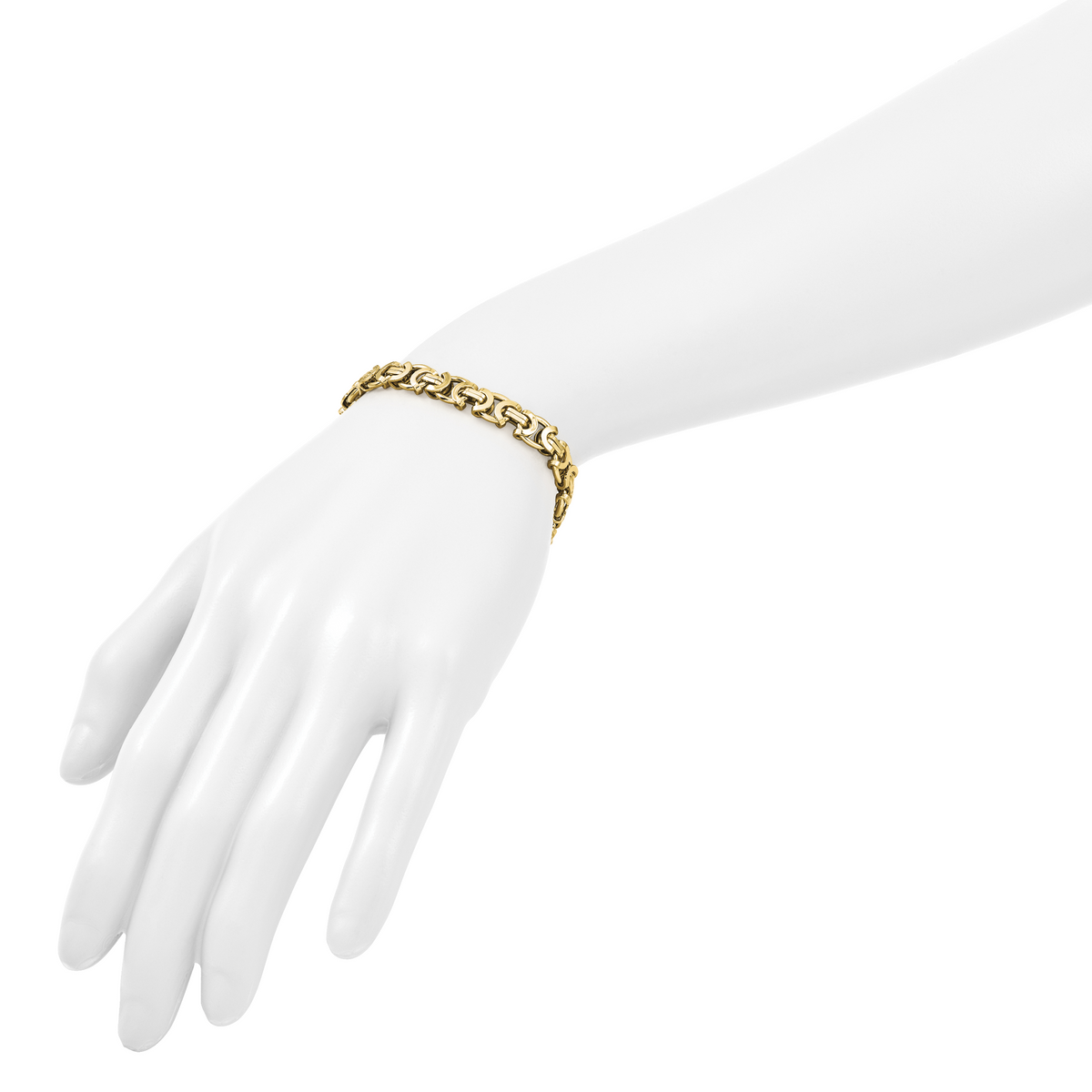 14K Polished Fancy Link Bracelet