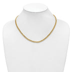 14K Polished Fancy Link Necklace