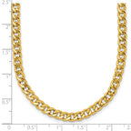 14K Polished Fancy Link Necklace
