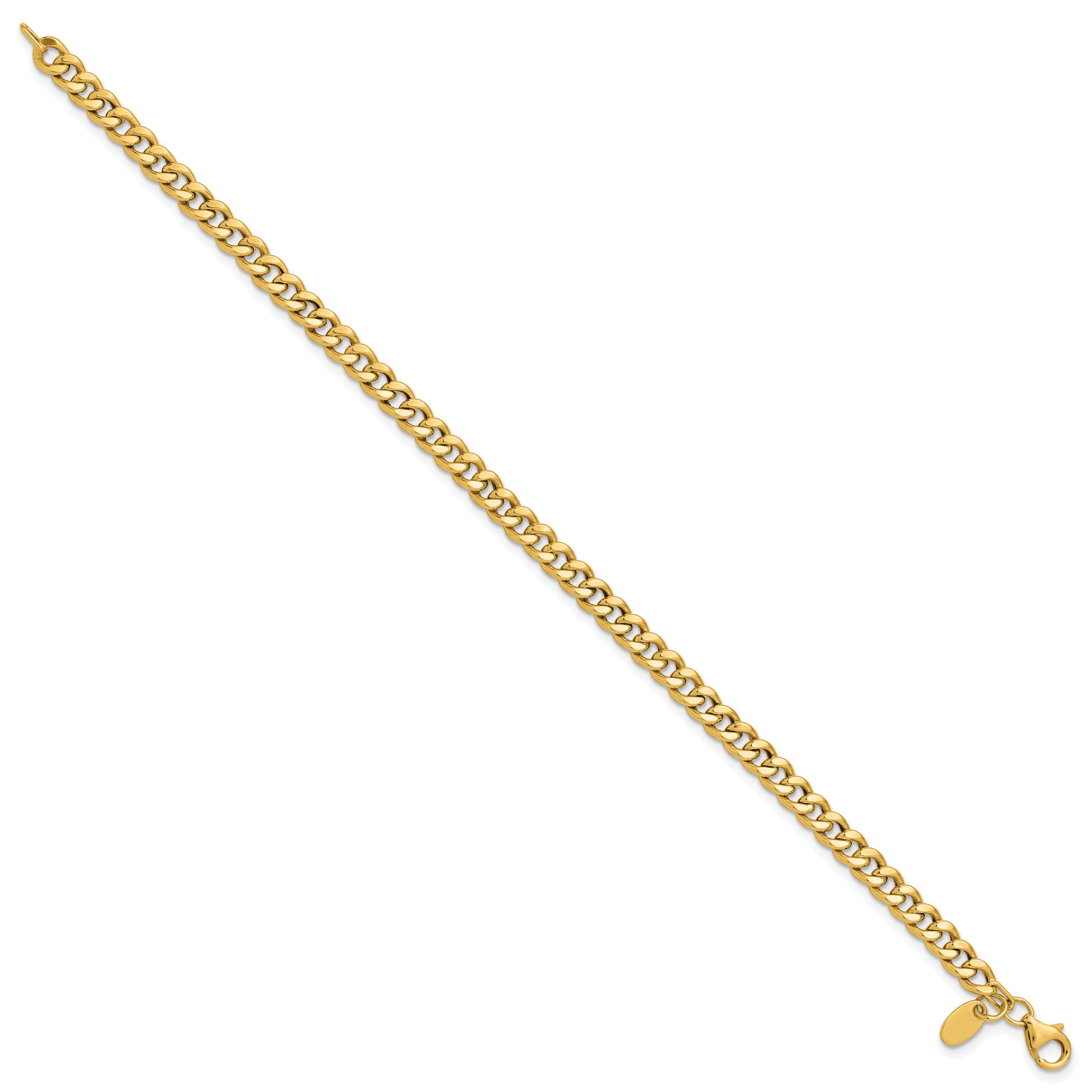 14K Polished Fancy Link Bracelet