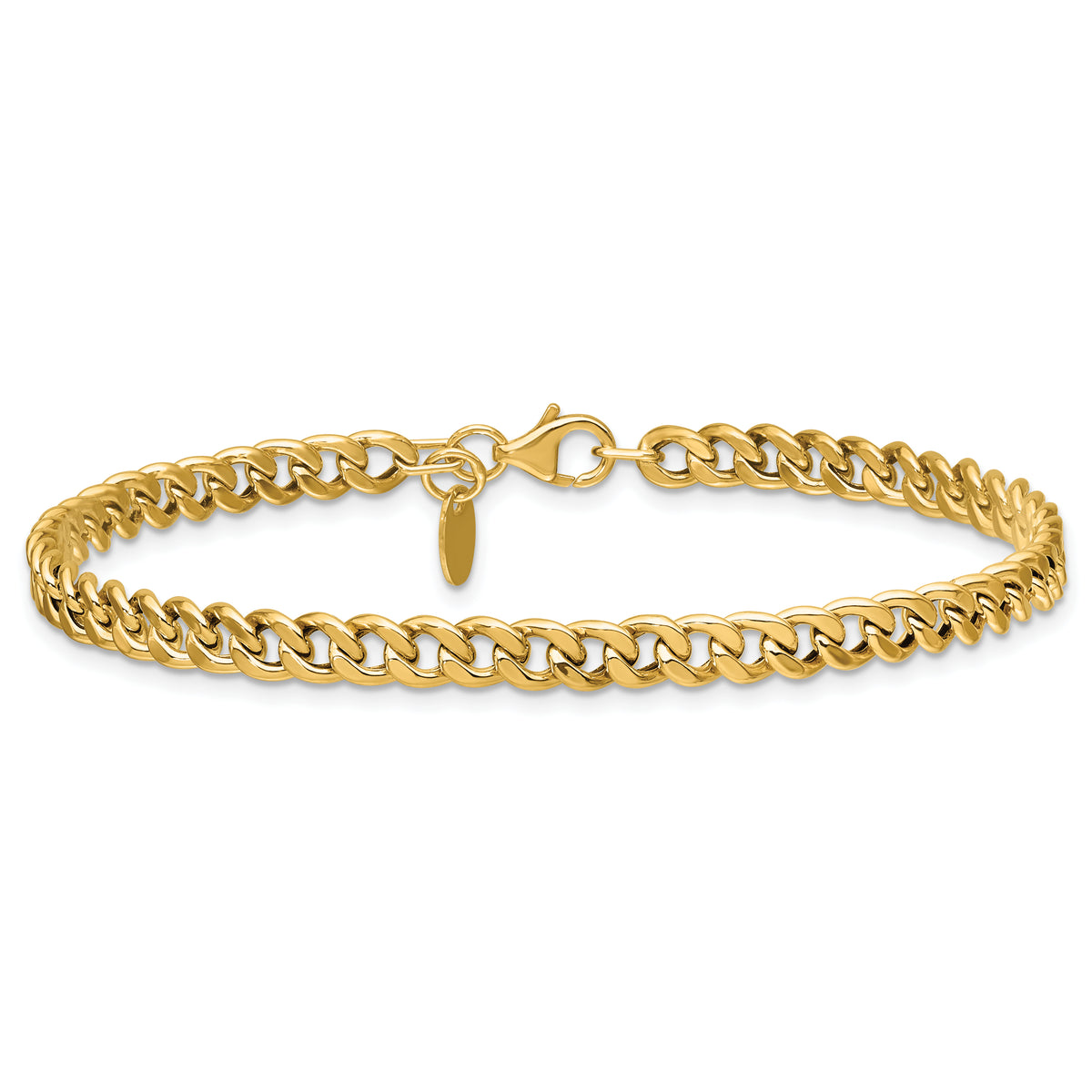 14K Polished Fancy Link Bracelet