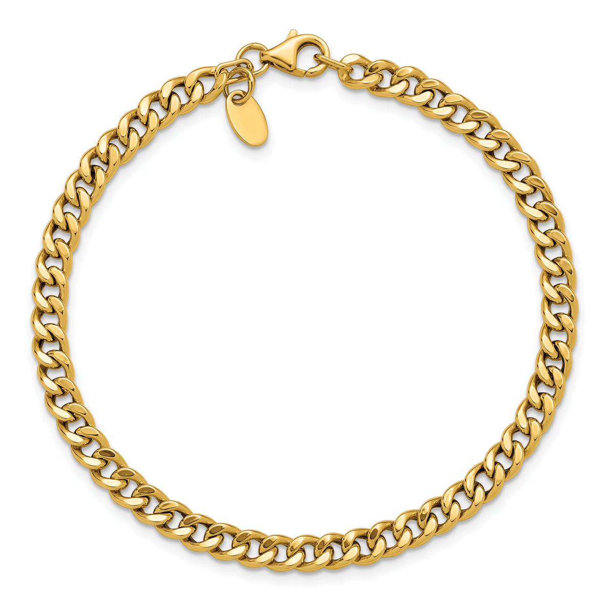 14K Polished Fancy Link Bracelet