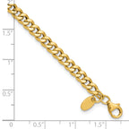 14K Polished Fancy Link Bracelet