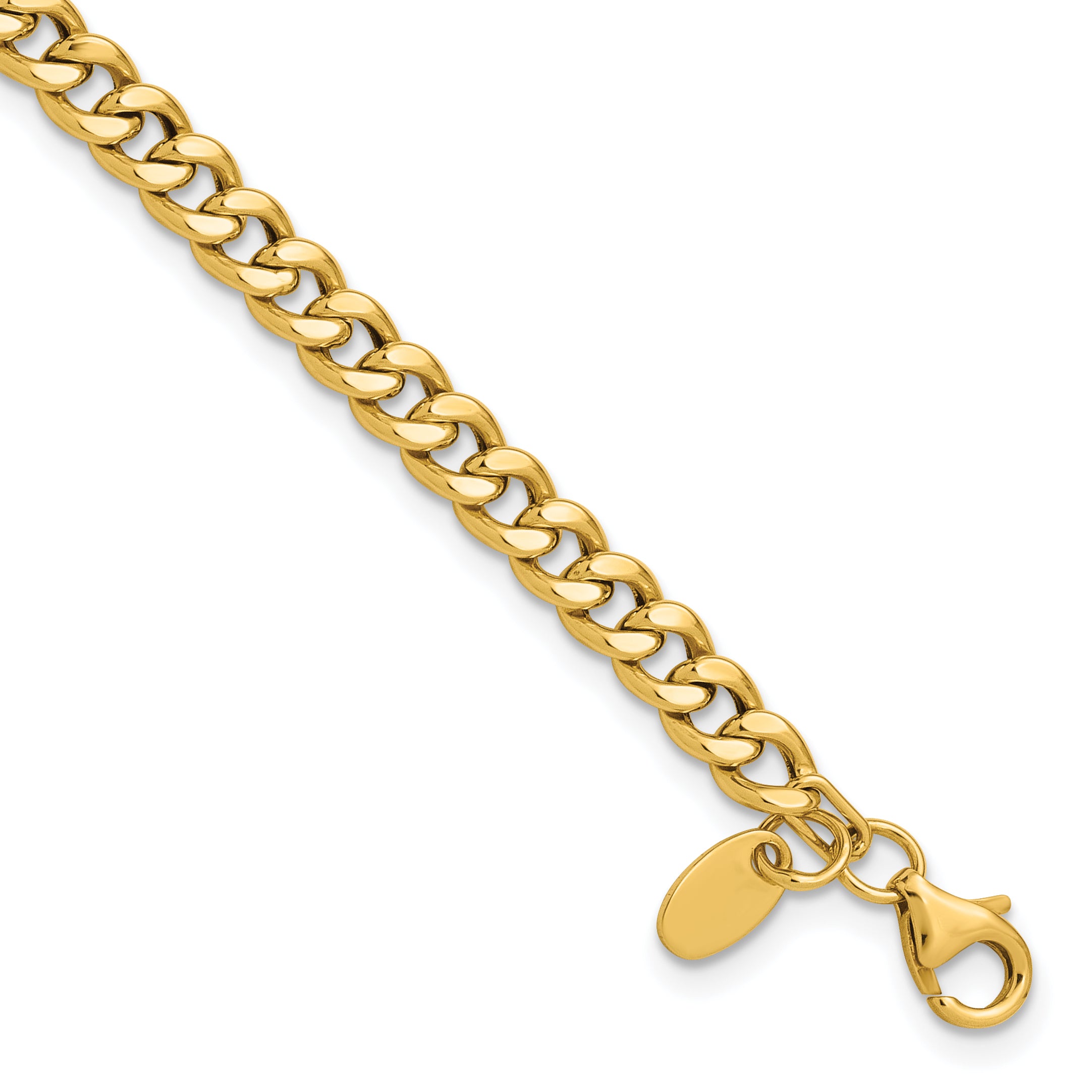 14K Polished Fancy Link Bracelet Main image