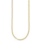 14K Polished Paperclip Necklace