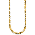14K Polished Fancy Link Necklace