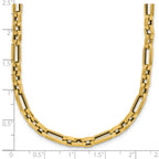14K Polished Fancy Link Necklace