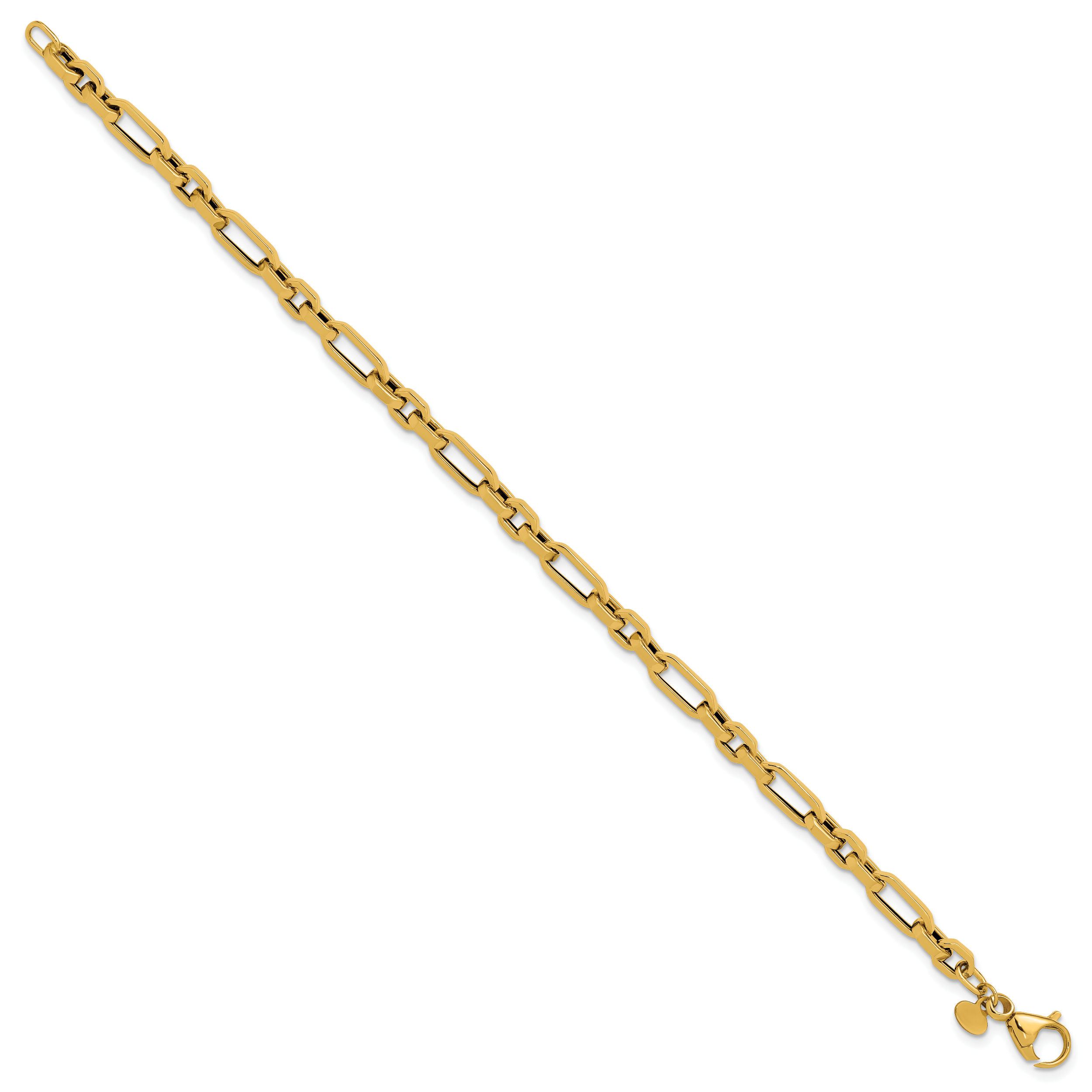 14K Polished Fancy Link Bracelet Secondary image