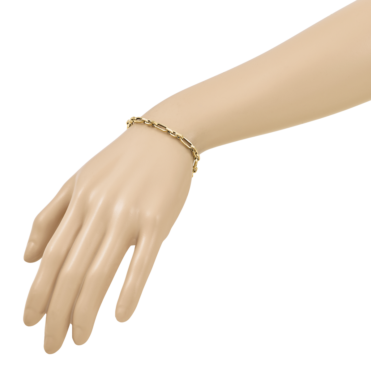 14K Polished Fancy Link Bracelet