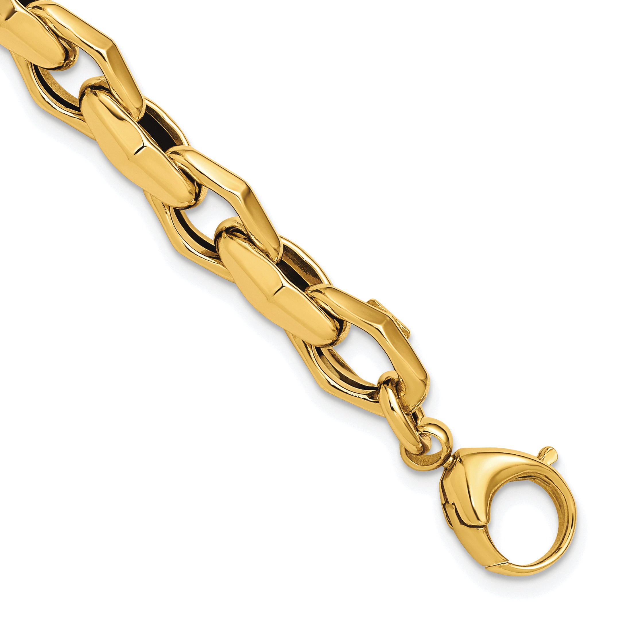 14K Polished Fancy Link Bracelet Main image