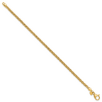 14K Polished and Textured Fancy Link Bracelet