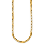 14K Polished Fancy Line Necklace