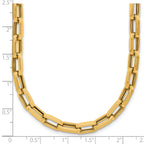 14K Polished Fancy Line Necklace