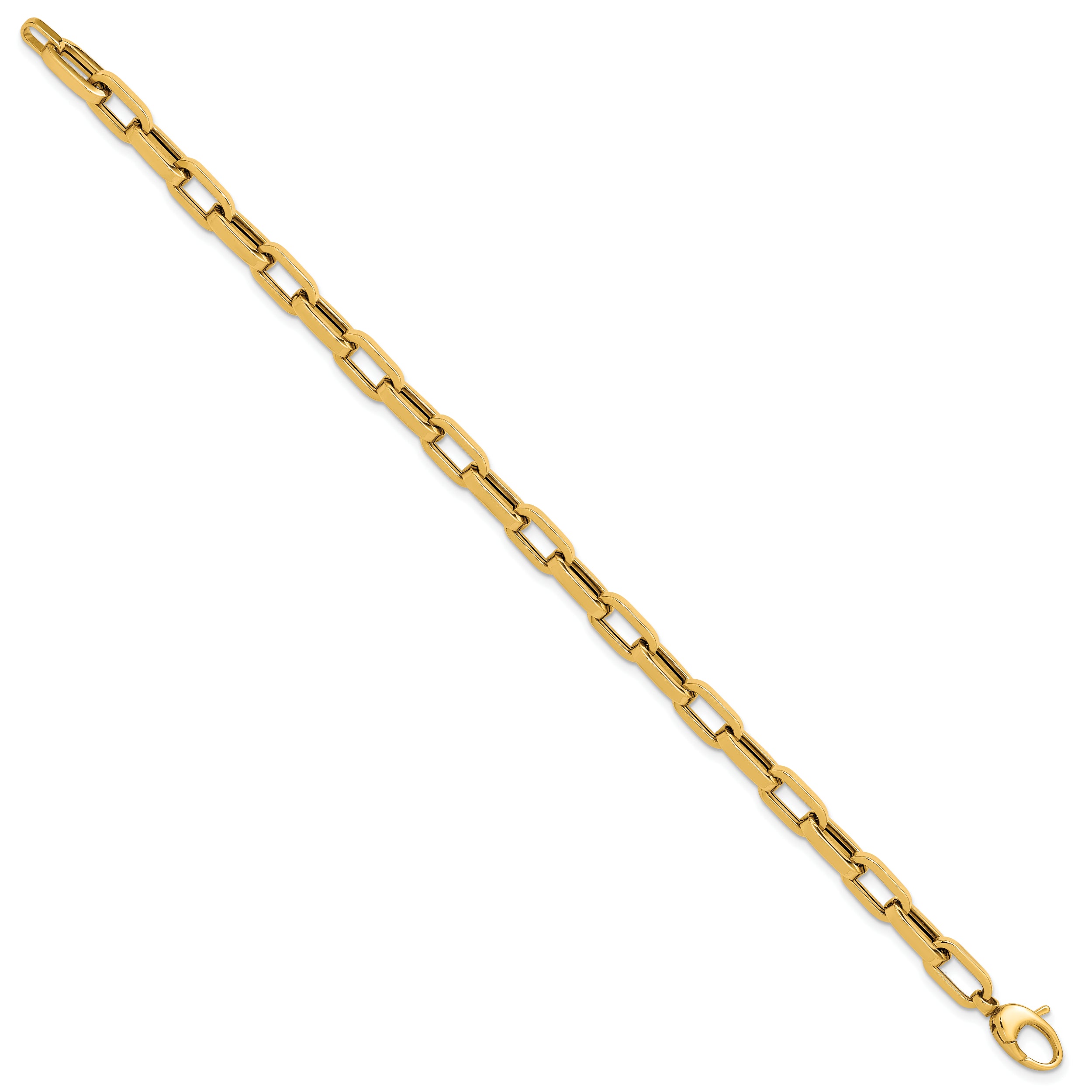14K Polished Fancy Link Bracelet