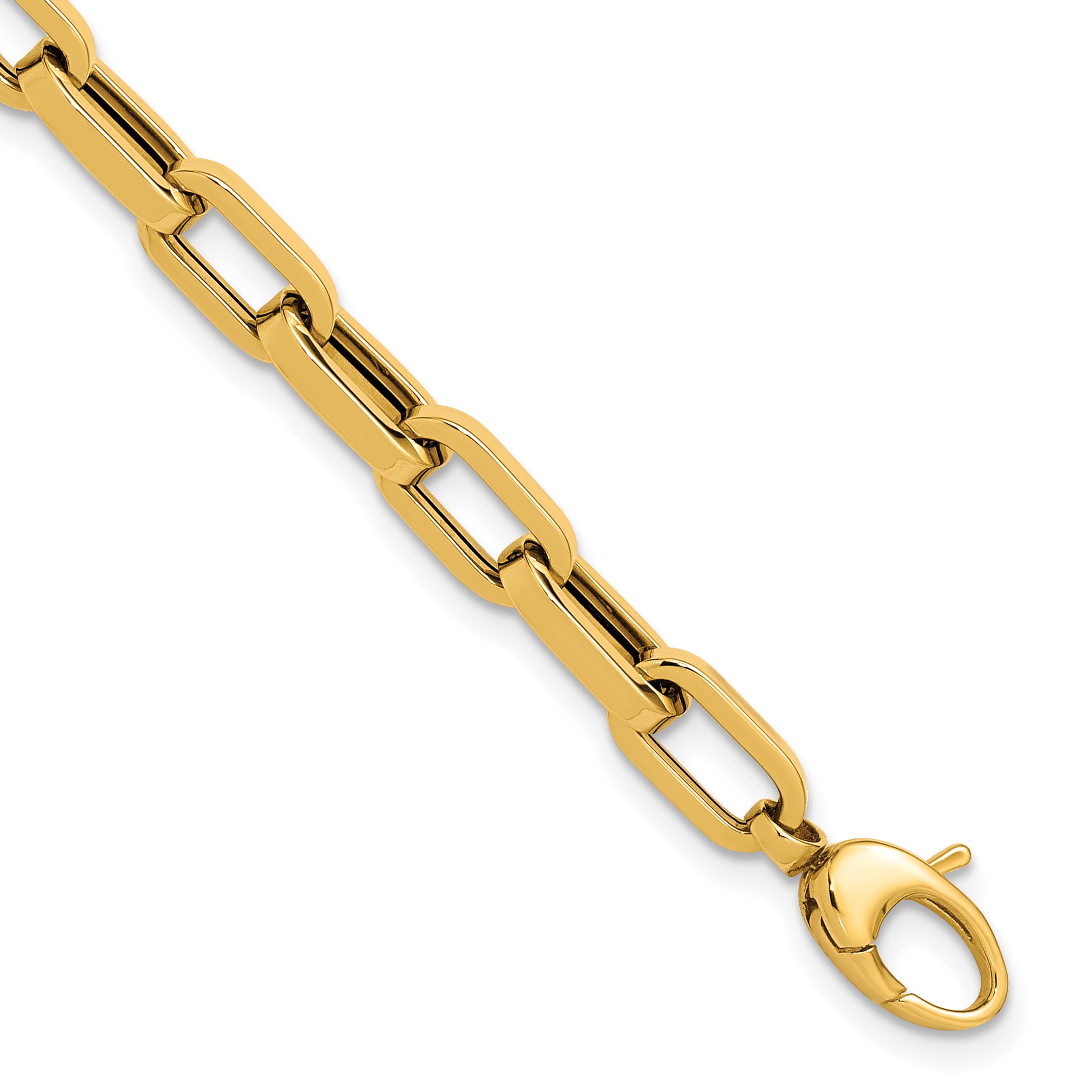 14K Polished Fancy Link Bracelet Main image