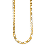 14K Polished Fancy Link Necklace