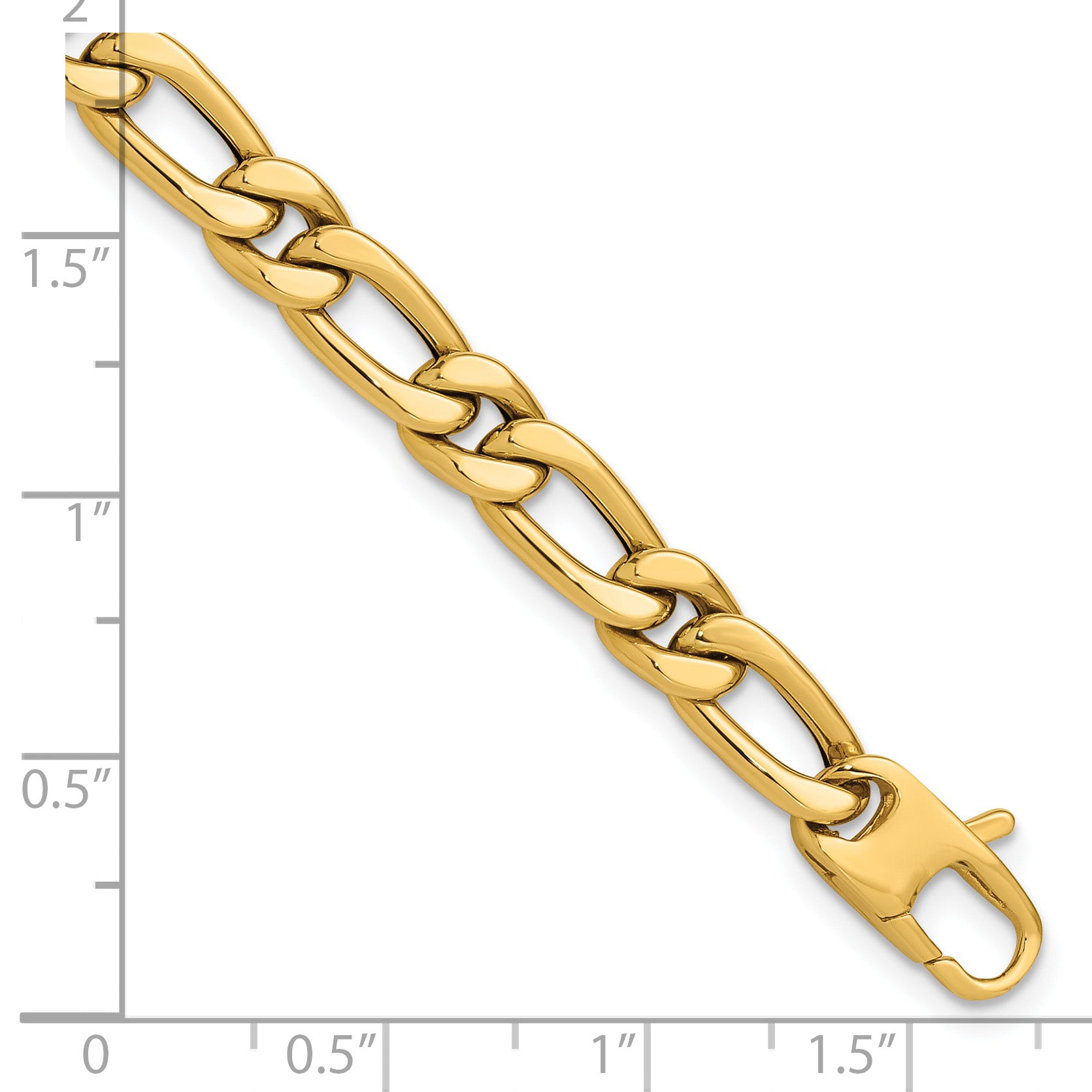 14K Polished Fancy Link Bracelet