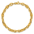 14K Polished Fancy Link Bracelet