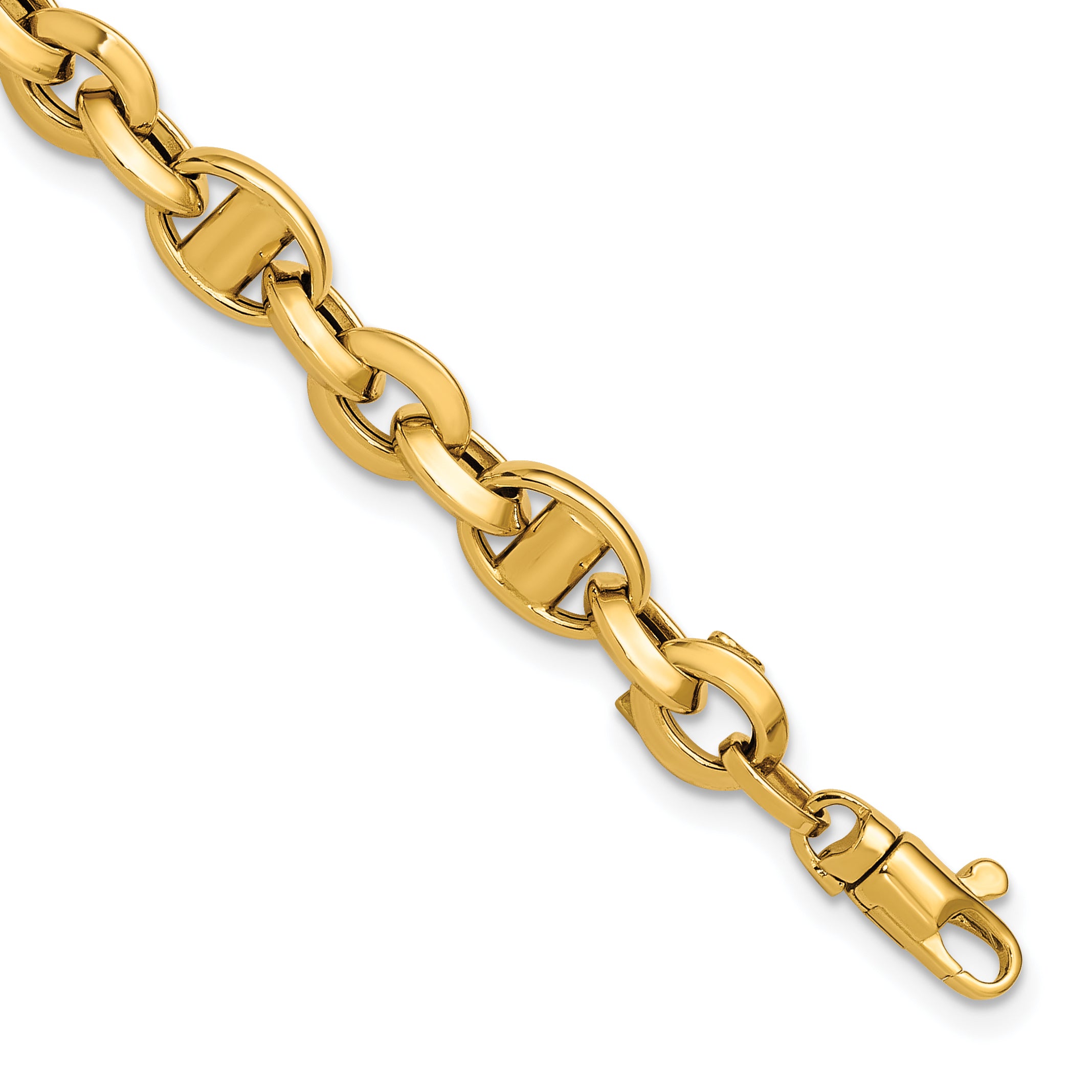14K Polished Fancy Link Bracelet Main image
