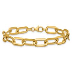 14K Polished Fancy Link Bracelet