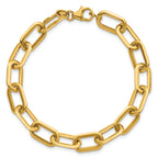14K Polished Fancy Link Bracelet