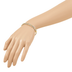14K Yellow Gold Twisted Bangle Bracelet