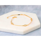 14K Yellow Gold Polished Bracelet, 8 in