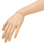 14K Yellow Gold Polished Bracelet, 8 in