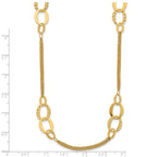 14K Yellow Gold Cable Chain Necklace, 18 in
