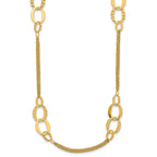 14K Yellow Gold Cable Chain Necklace, 18 in