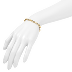 14K Yellow Gold Infinity Link Bracelet