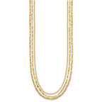 14K Yellow Gold Cable Chain Necklace, 18 in