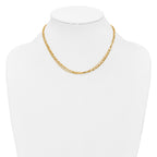 14K Yellow Gold Cable Chain Necklace, 18 in
