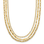 14K Yellow Gold Cable Chain Necklace, 18 in