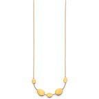14K Yellow Gold Cable Chain Necklace, 18 in