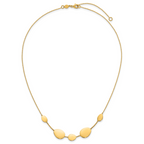 14K Yellow Gold Cable Chain Necklace, 18 in