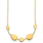 14K Yellow Gold Cable Chain Necklace, 18 in