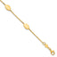 14K Yellow Gold Polished Bracelet, 8 in