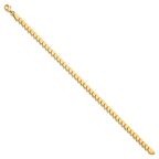14K Yellow Gold Polished Bracelet, 7 in