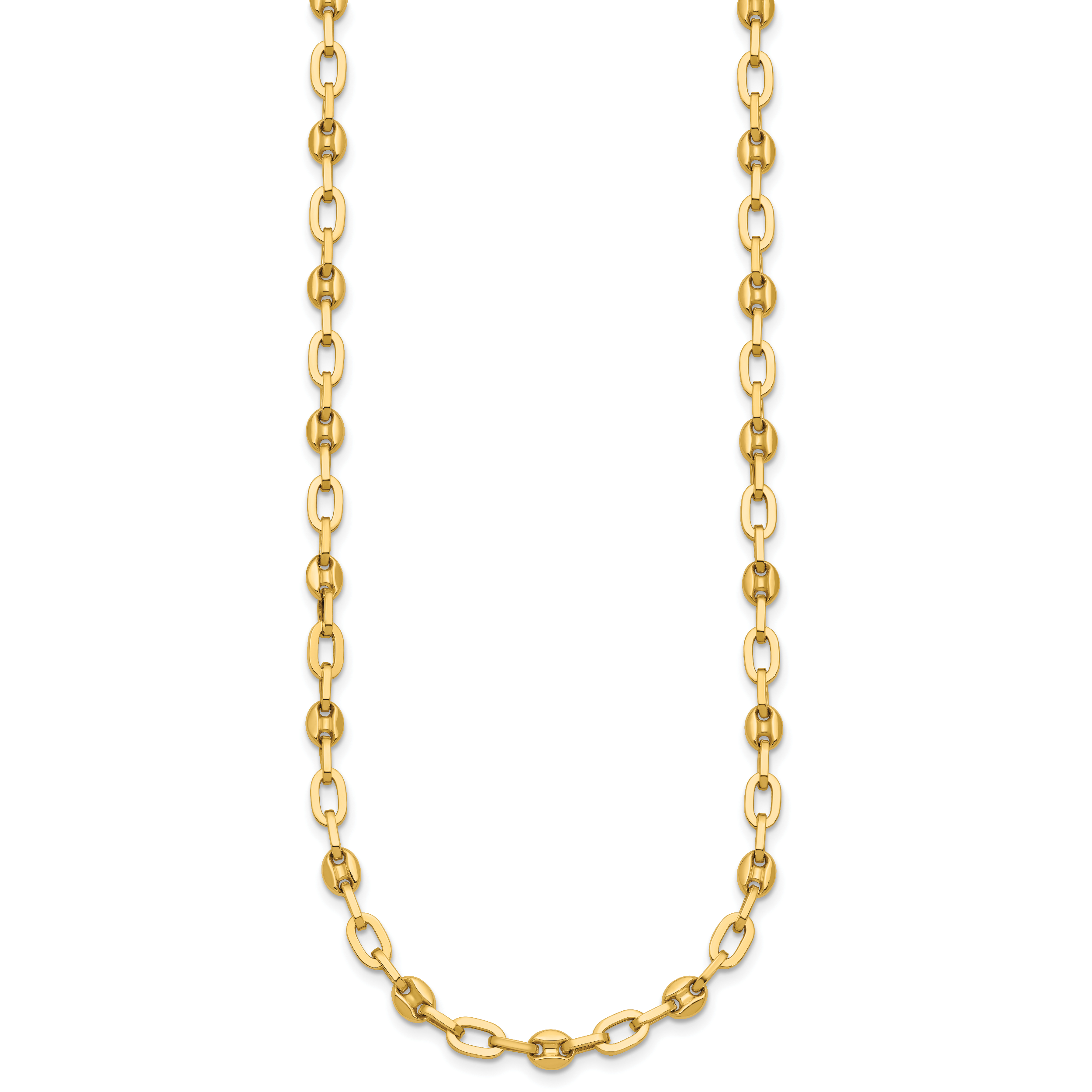 14K Yellow Gold Polished Necklace