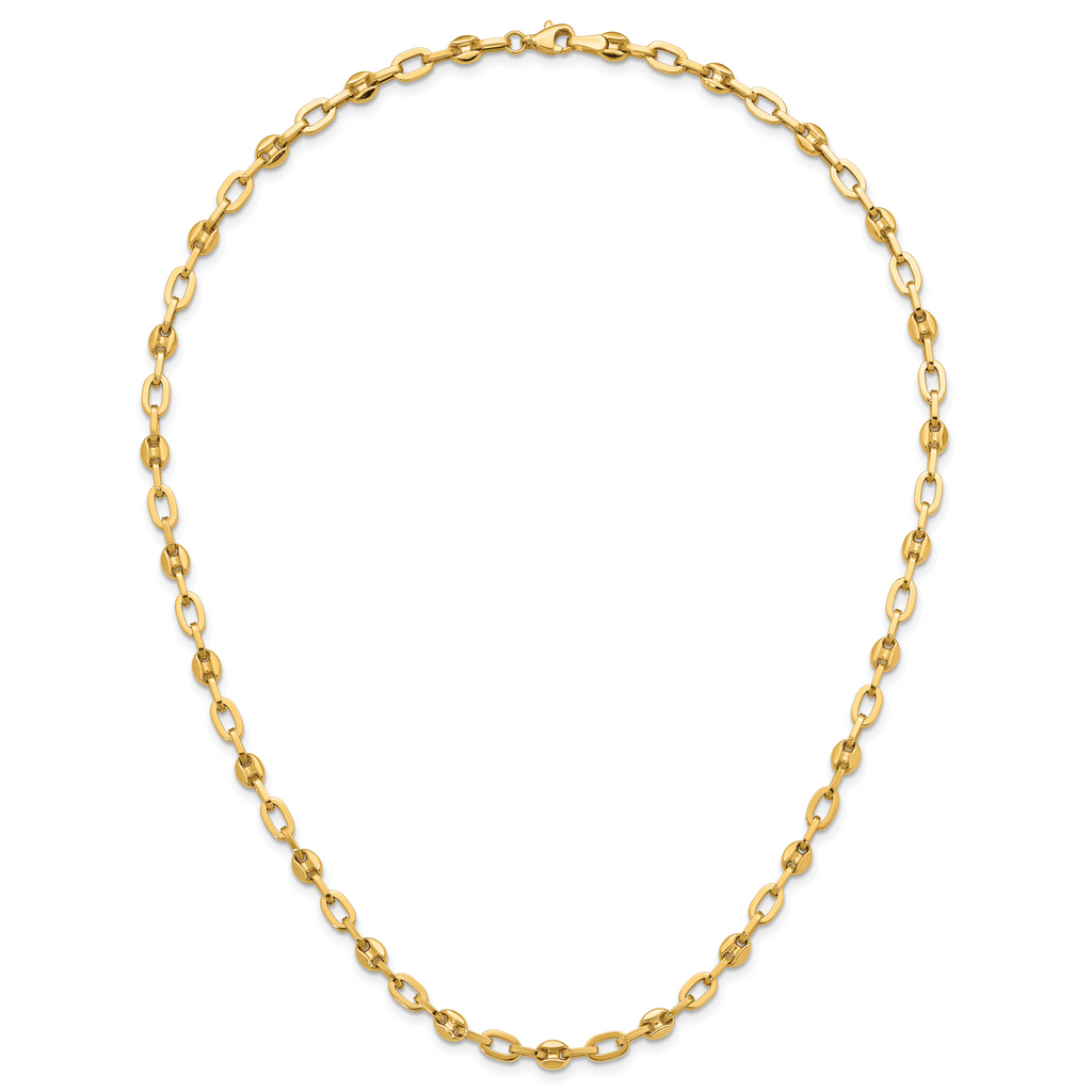 14K Yellow Gold Polished Necklace