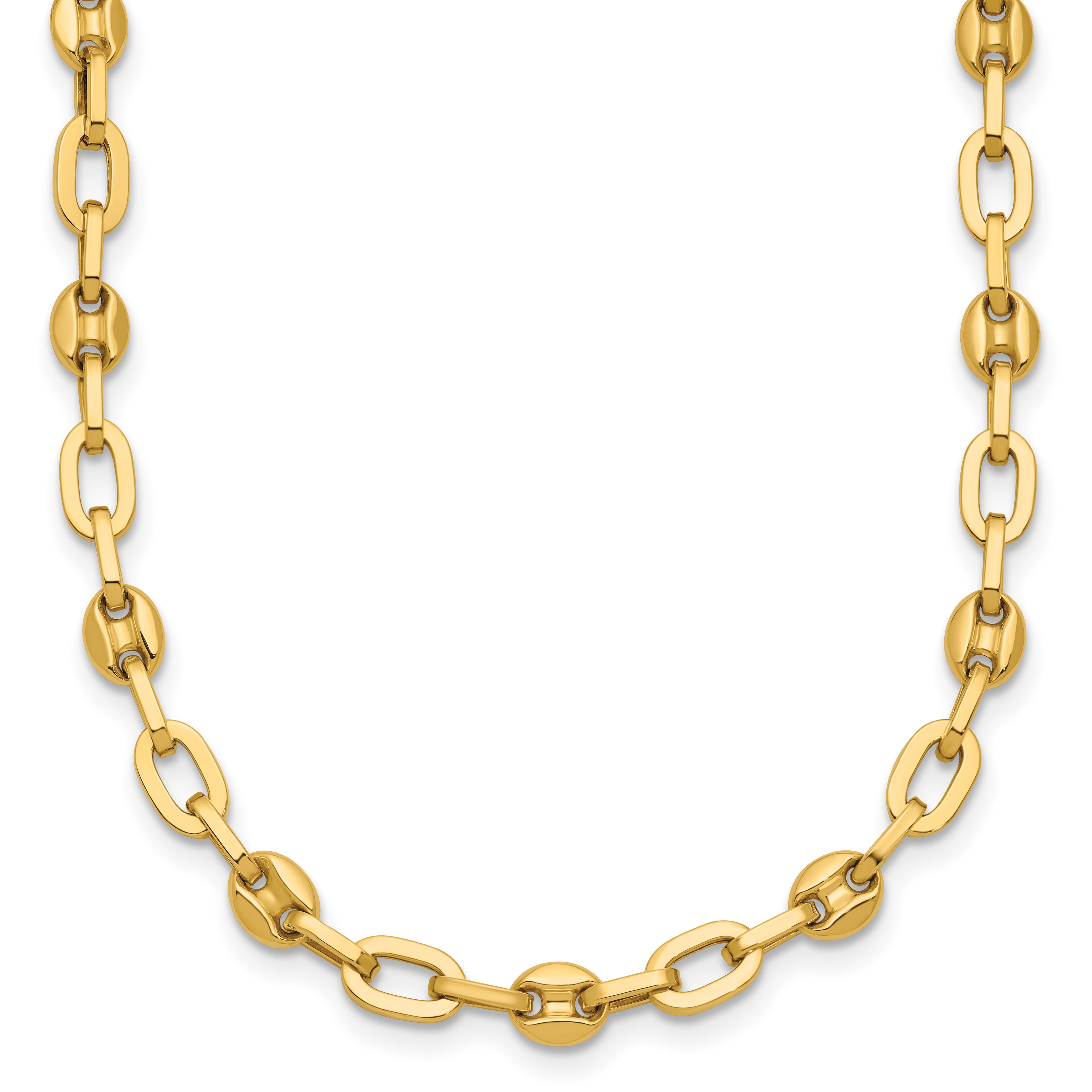 14K Yellow Gold Polished Necklace