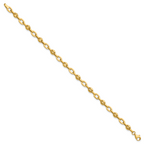 14K Yellow Gold Polished Bracelet, 7.5 in