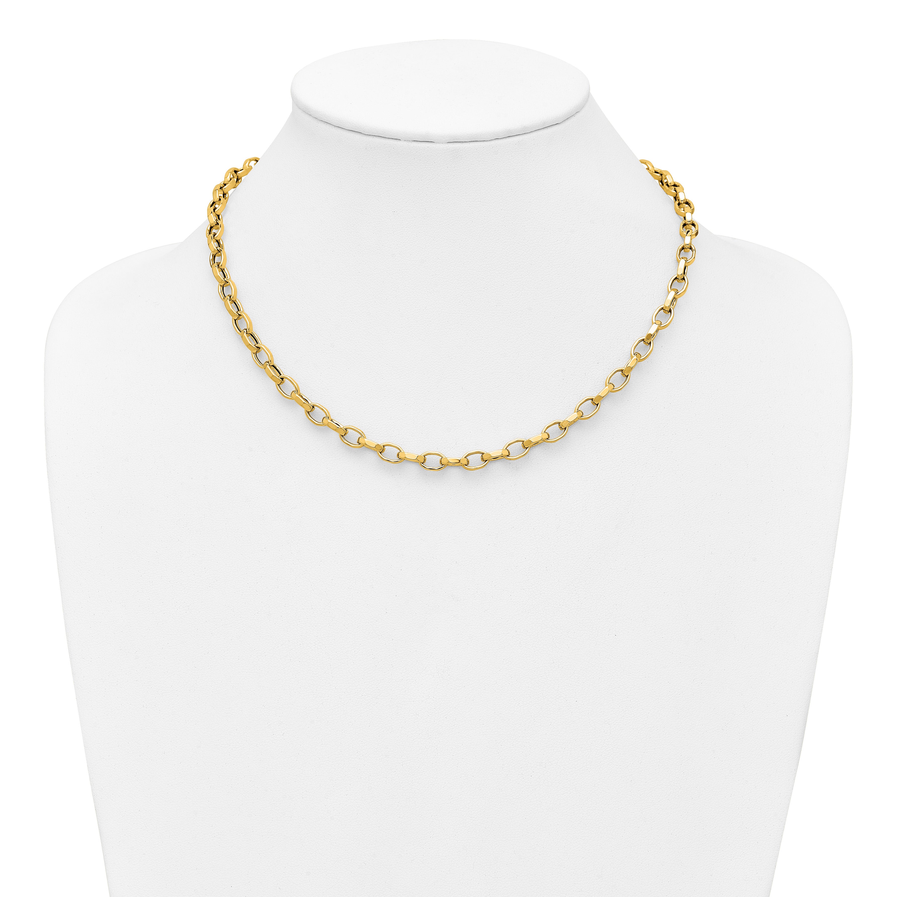 14K Yellow Gold Polished Necklace