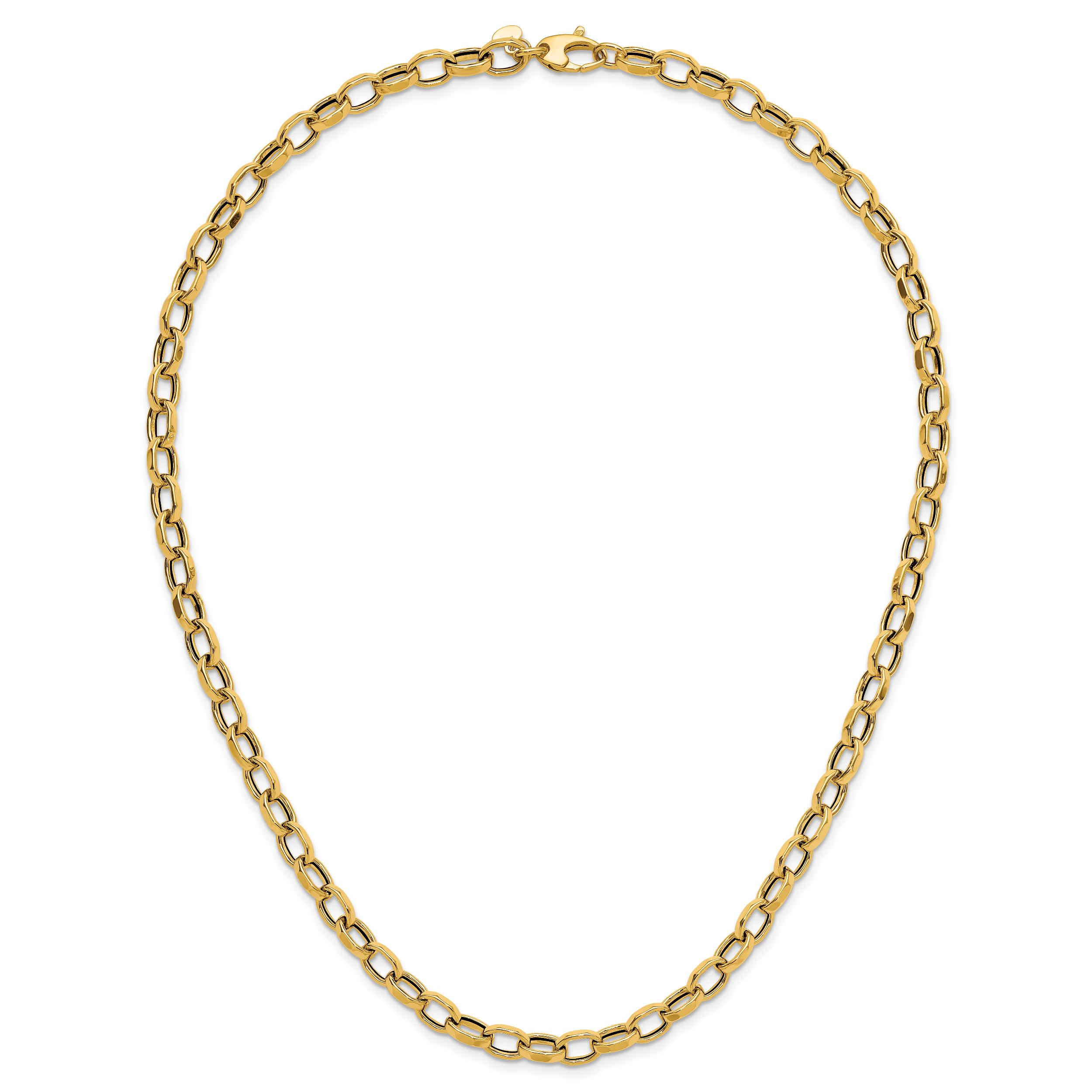 14K Yellow Gold Polished Necklace