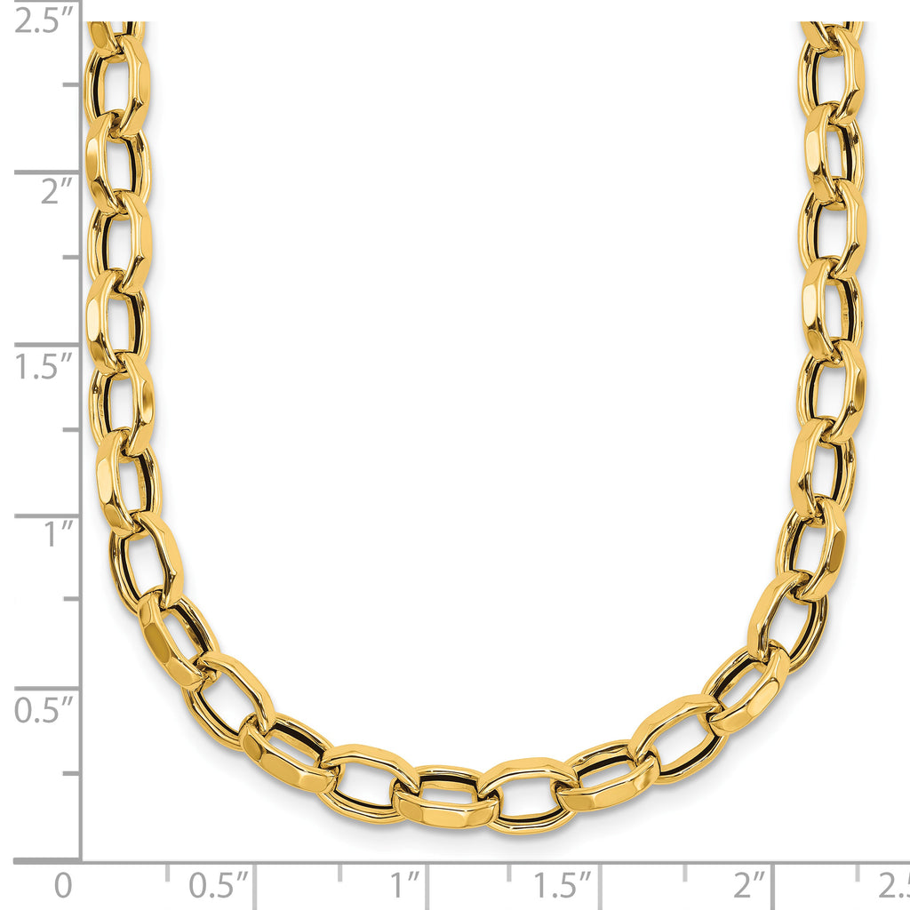 14K Yellow Gold Polished Necklace