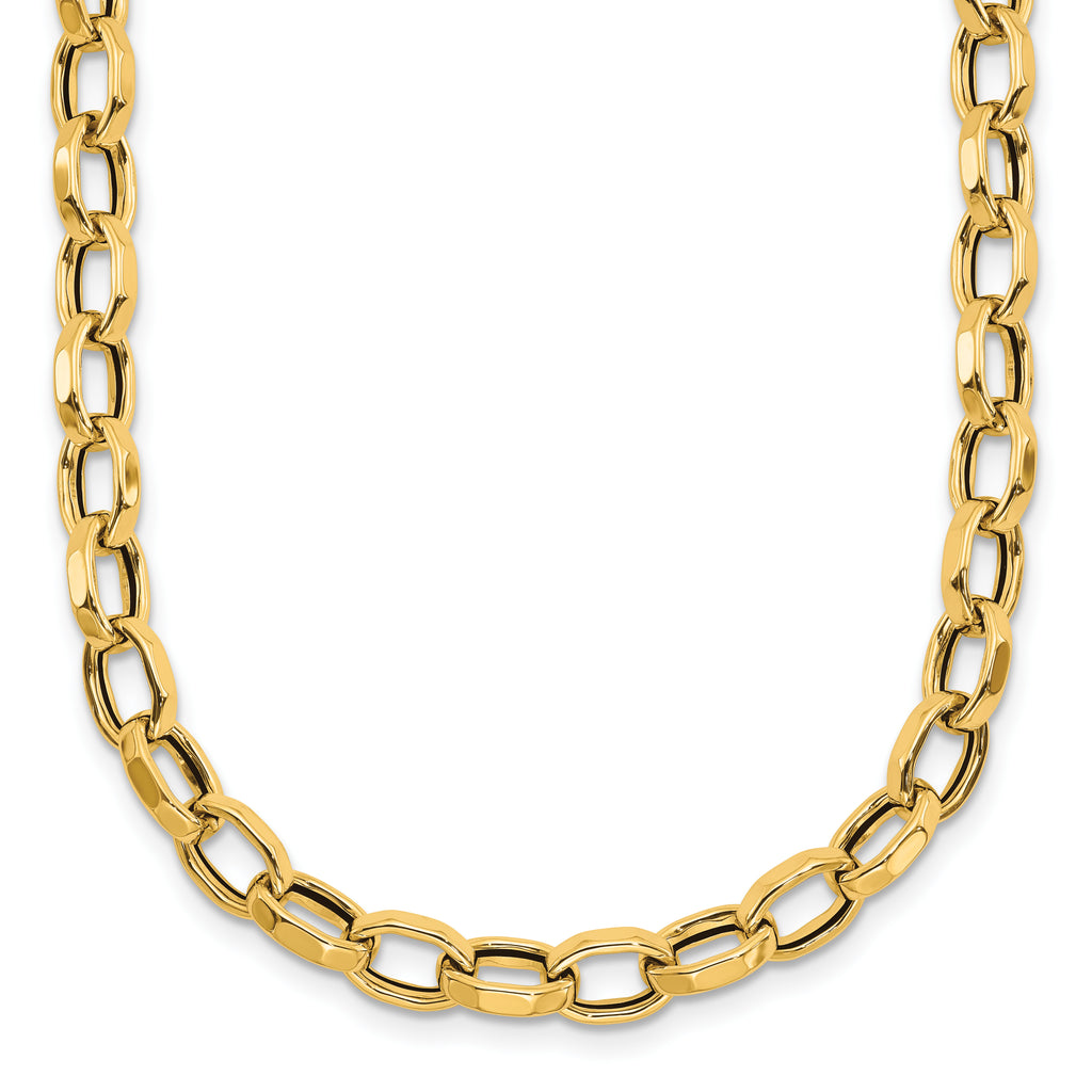 14K Yellow Gold Polished Necklace