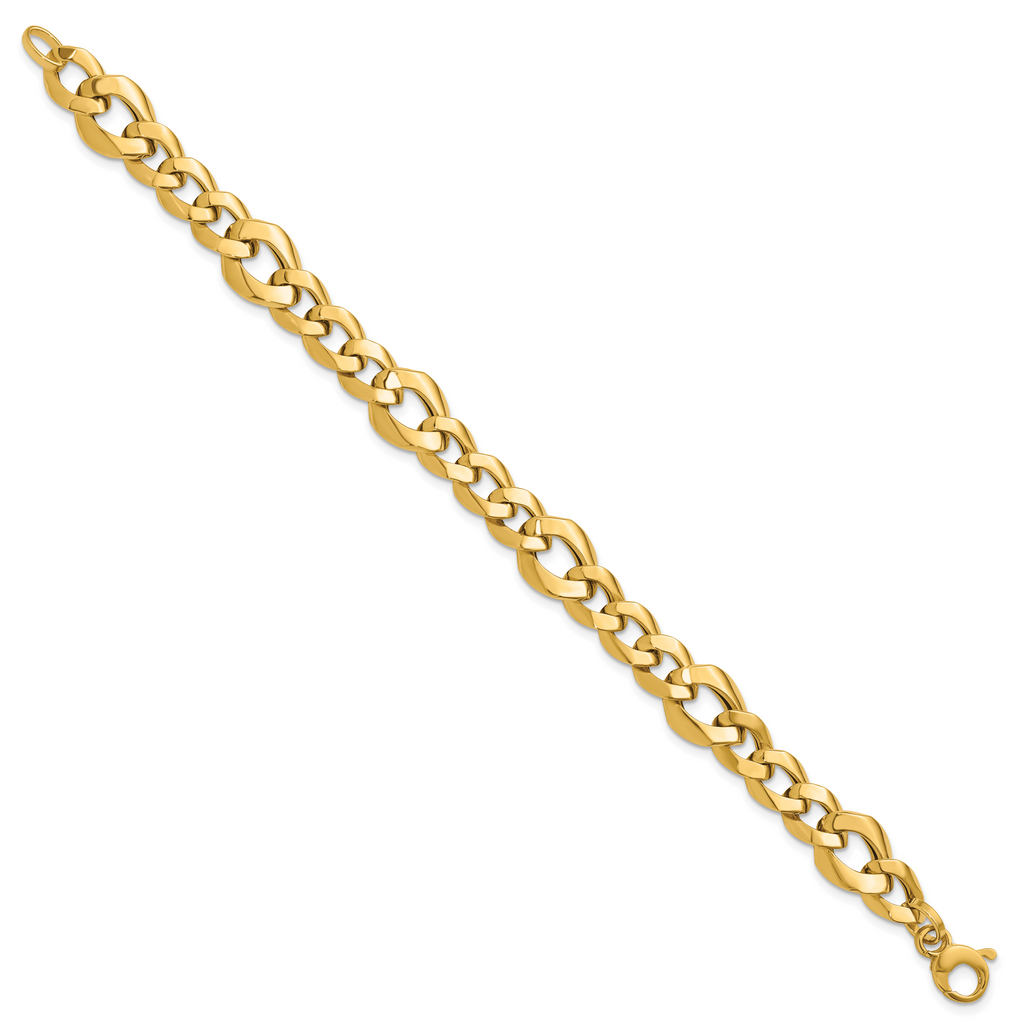 14K Yellow Gold Curb Link Bracelet