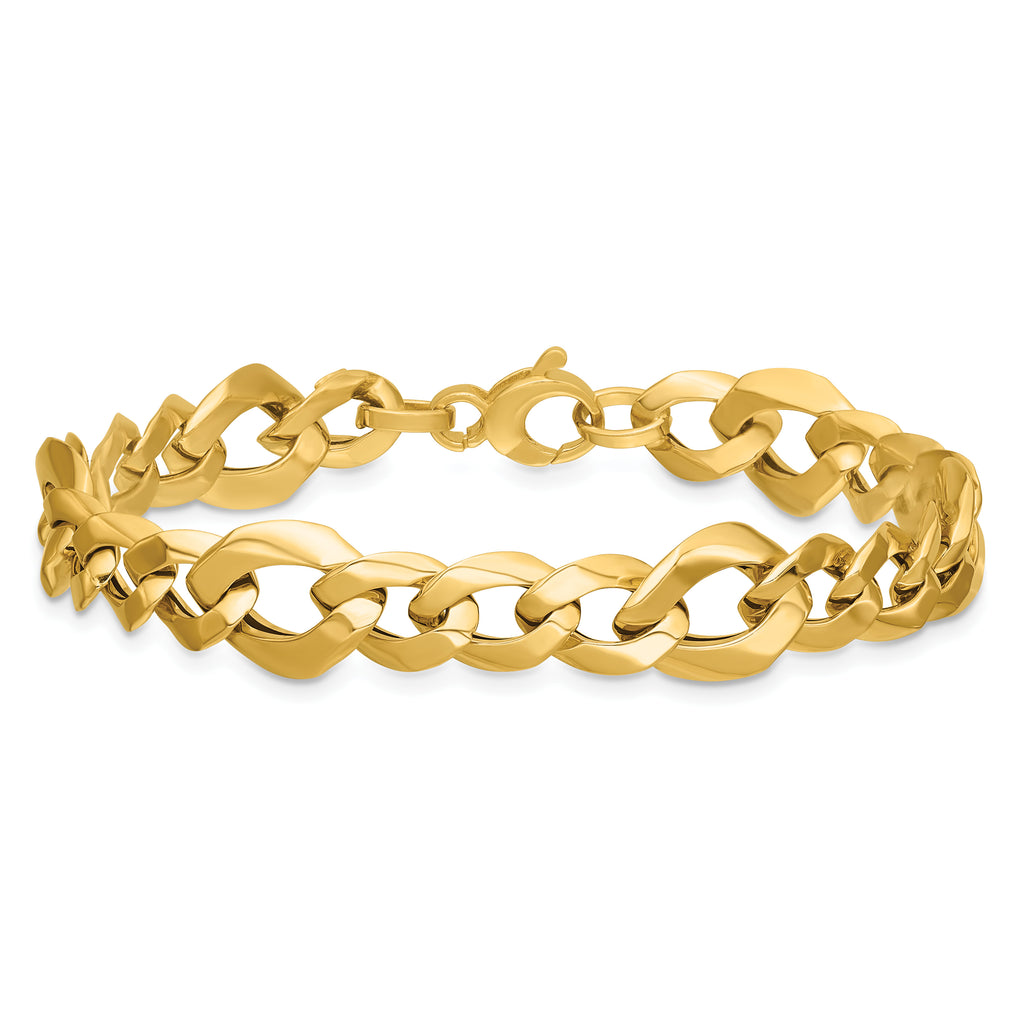 14K Yellow Gold Curb Link Bracelet